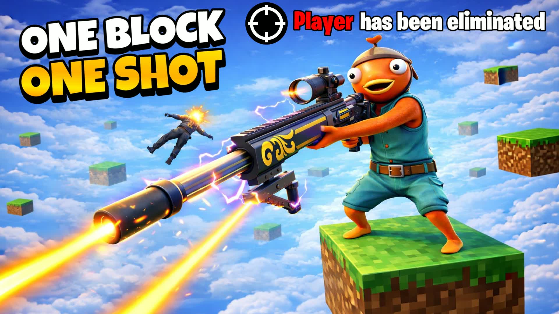 ONE SHOT [ONE BLOCK] — Fortnite Creative map