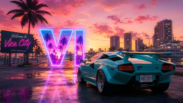 VI CARS 🌴DRIVING GOTTAM CITY🌴 — Fortnite Creative map cover art