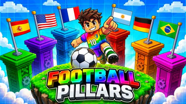 SUPER PILLARS FOOTBALL — Fortnite Creative map cover art