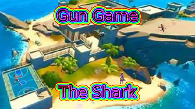 Gun game the shark — Fortnite Creative map cover art
