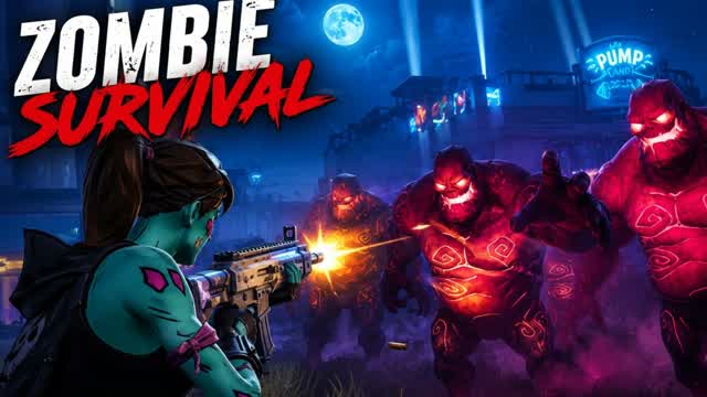 Night subway survival — Fortnite Creative map