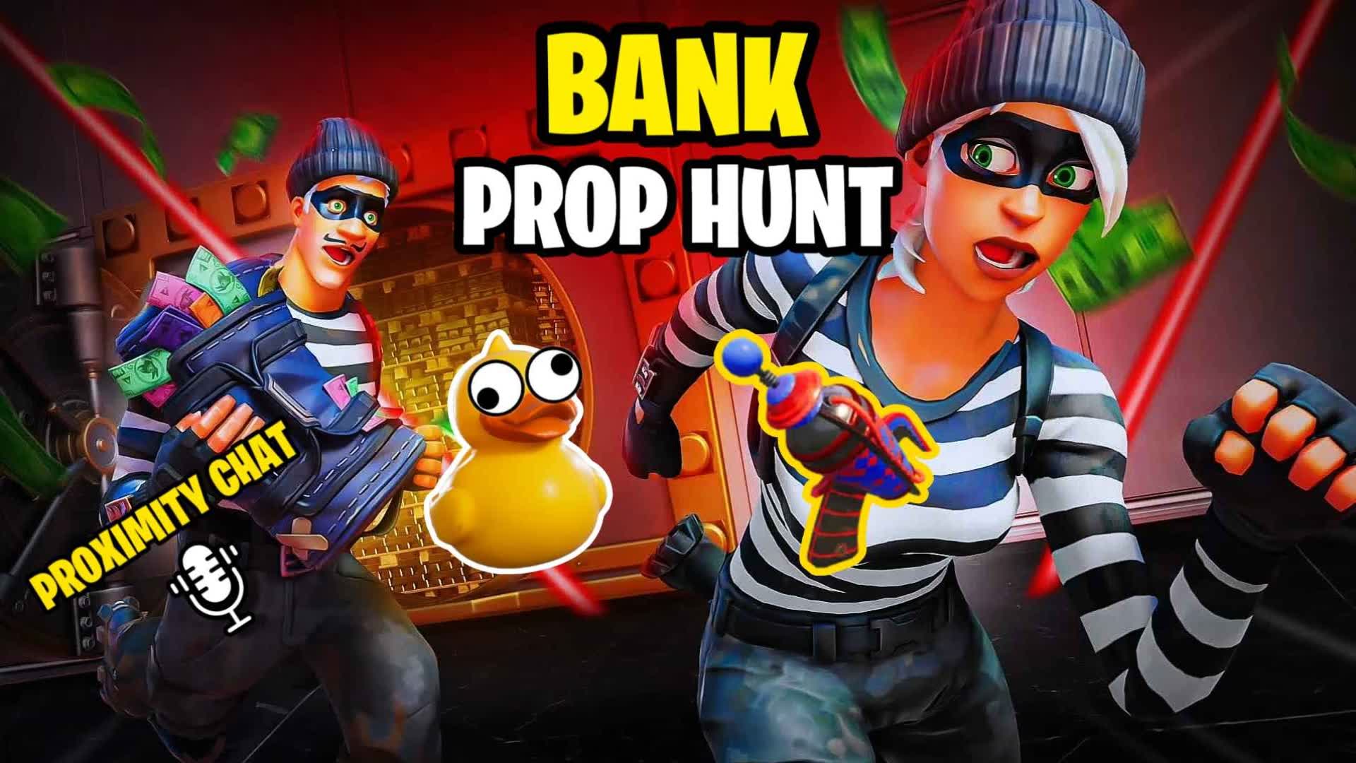 Bank Prop Hunt! — Fortnite Creative map