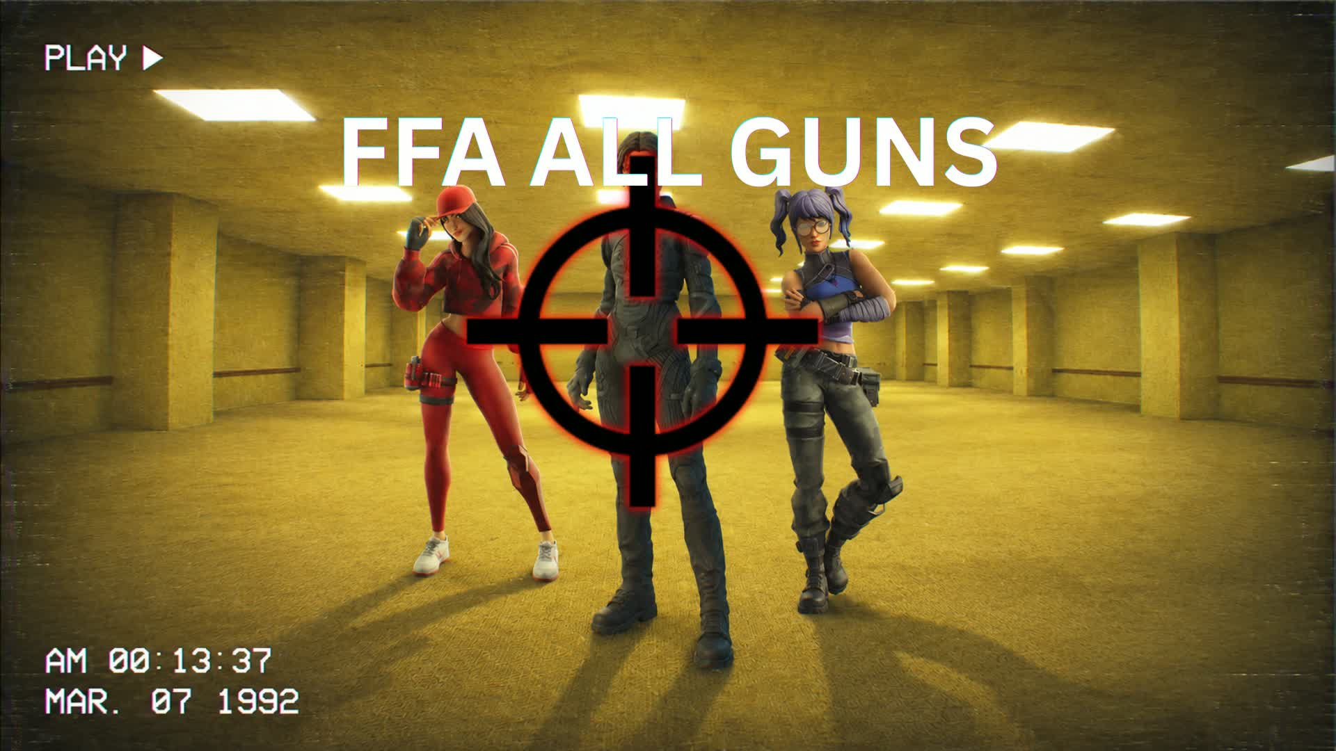 BackRooms FFA ALL GUNS (ZB) — Fortnite Creative map