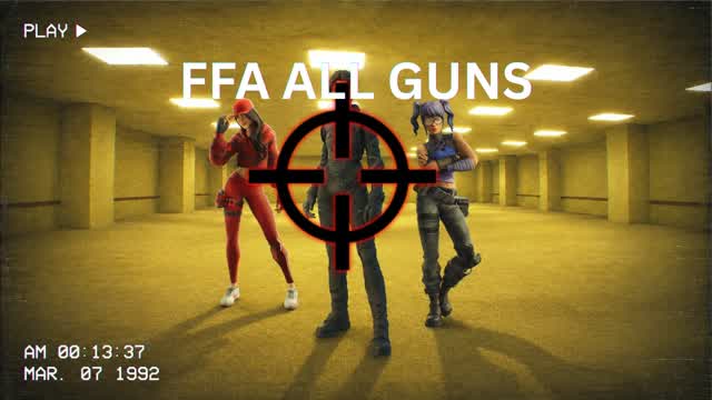 BackRooms FFA ALL GUNS (ZB) — Fortnite Creative map