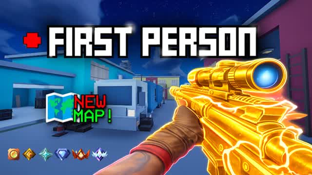 ⭐️FIRST PERSON GUN GAME LITLLE-TOWN — Fortnite Creative map