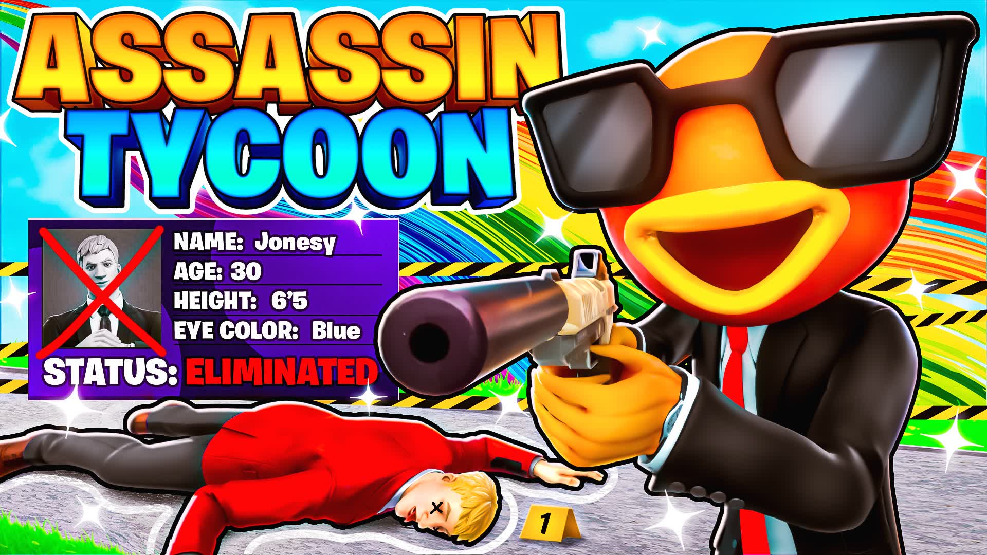 ASSASSIN TYCOON⭐ — Fortnite Creative map