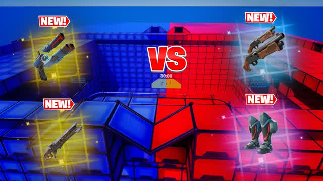 EXTREME RED VS BLUE 🔴🔵 — Fortnite Creative map