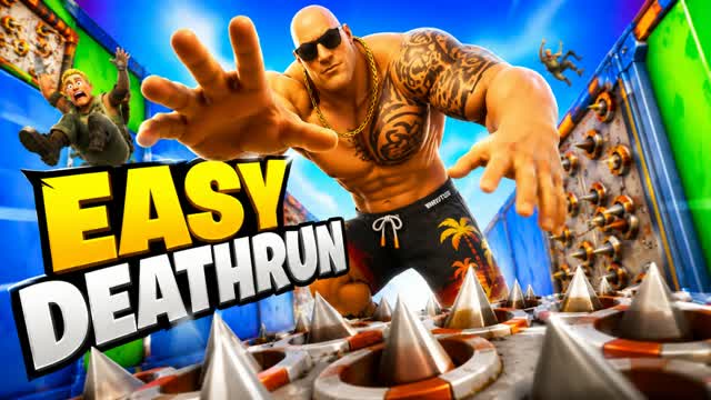 EASY DEATHRUN [PARKOUR] — Fortnite Creative map