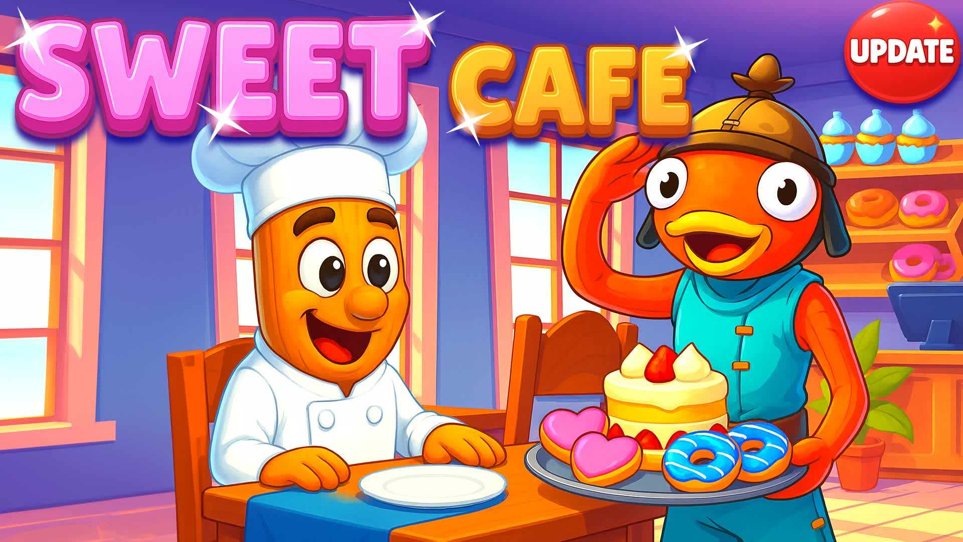 SWEET CAFE TYCOON 🍭 Money Event NOW ! — Fortnite Creative map