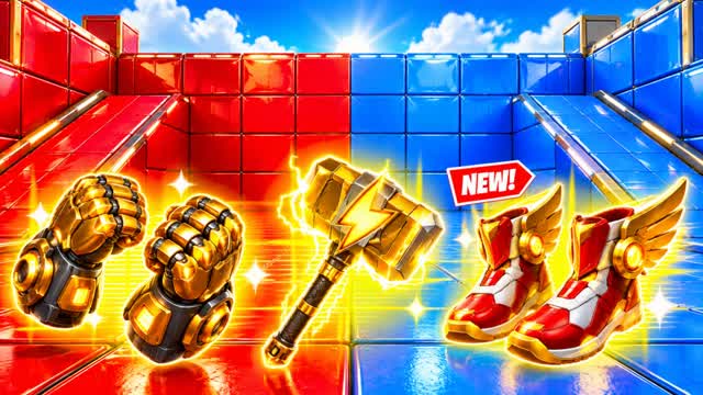 🎯 PERFECT AIM RED VS BLUE — Fortnite Creative map