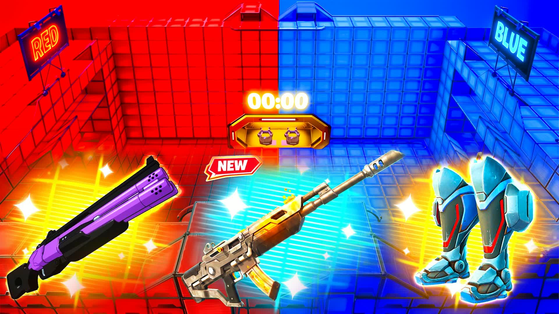 RED V BLUE🔴RVB🔵 — Fortnite Creative map