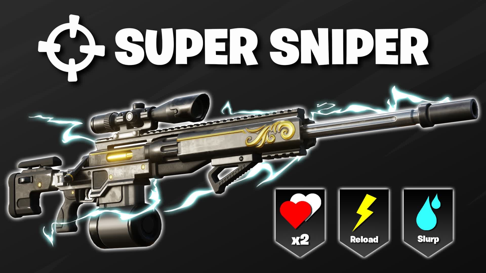 🎯 SUPER SNIPER 💥 — Fortnite Creative map
