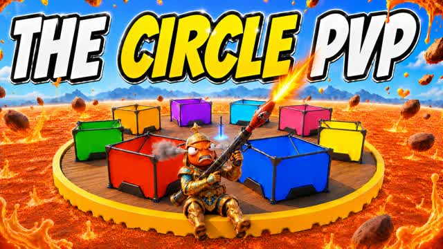 THE CIRCLE PVP : FLOOR IS LAVA 🌋 — Fortnite Creative map