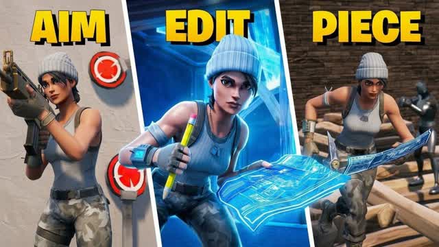 BEST AIM EDIT PIECE — Fortnite Creative map