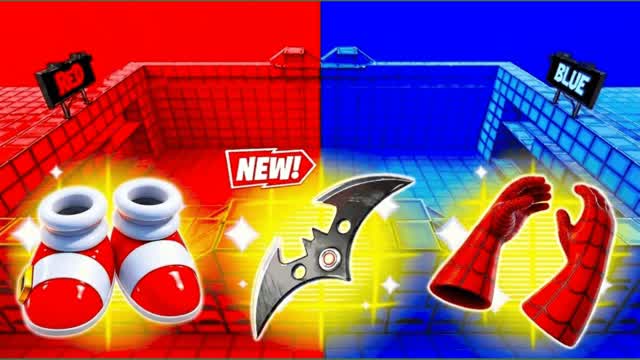 RED VS BLUE SQUISHY TEAMY🔴🔵 — Fortnite Creative map