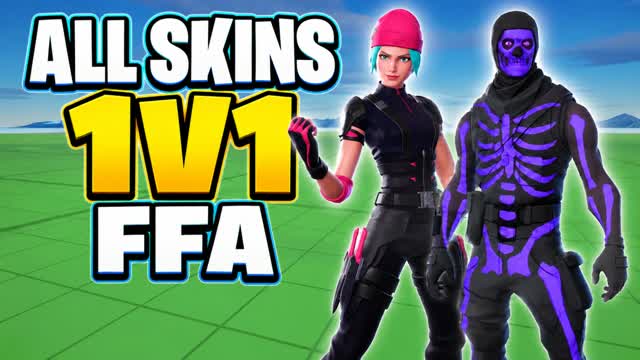 FFA 1V1 ALL SKINS — Fortnite Creative map