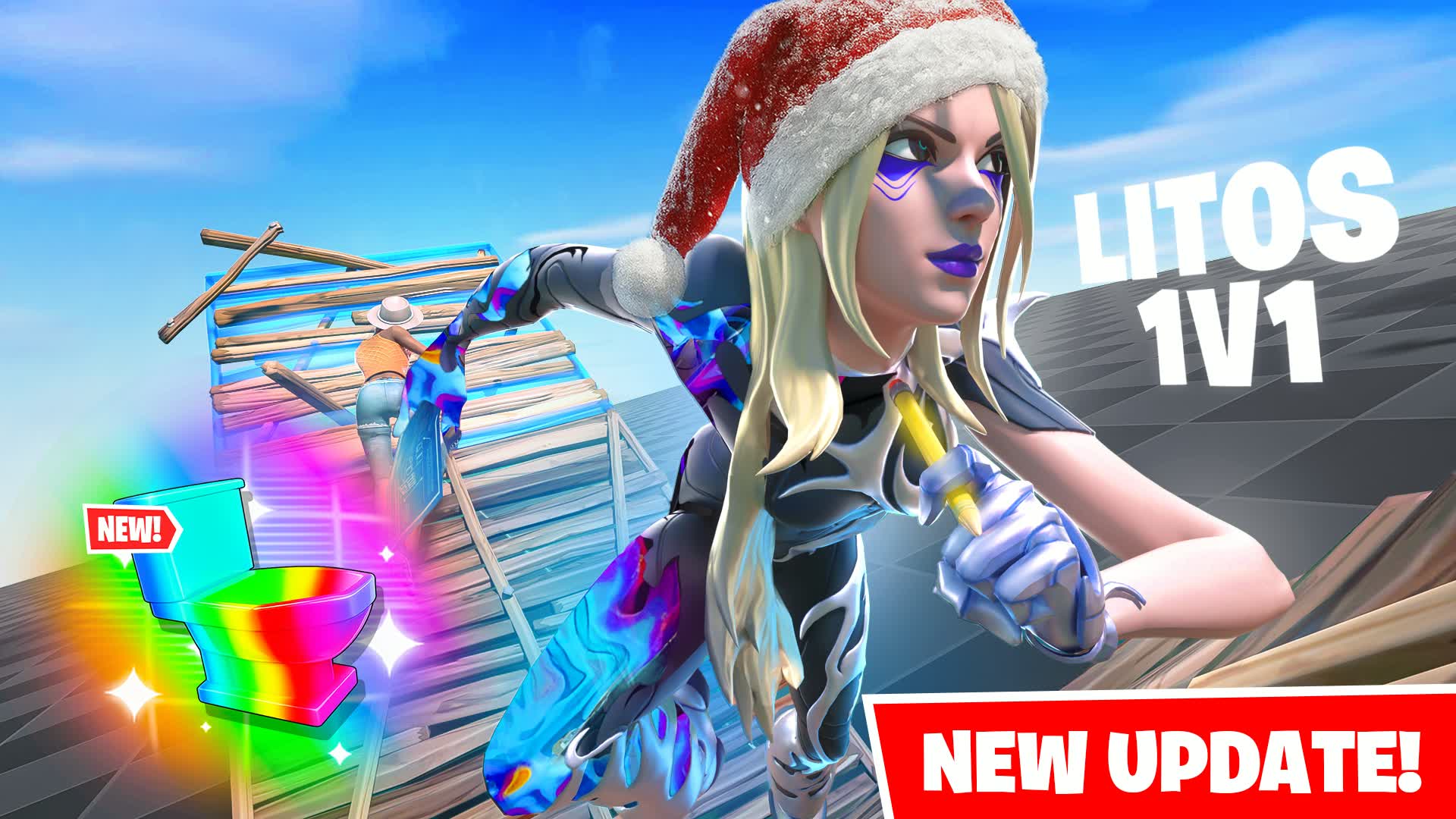litos 1v1 Build Fights📝 — Fortnite Creative map