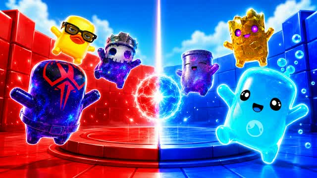 RED VS BLUE WARZONE RUSH 🔴🔵 — Fortnite Creative map