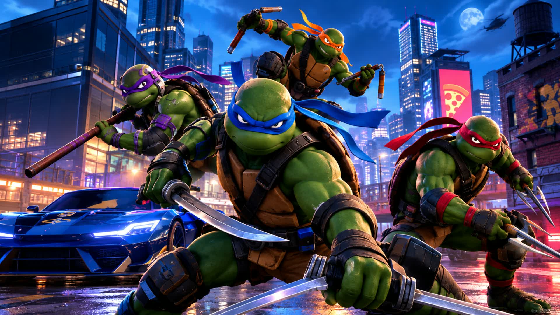 tmnt road highway — Fortnite Creative map
