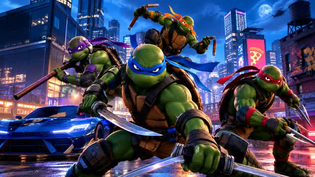 tmnt road highway — Fortnite Creative map cover art