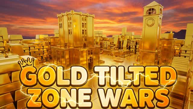 GOLD TILTED ZONE WARS — Fortnite Creative map
