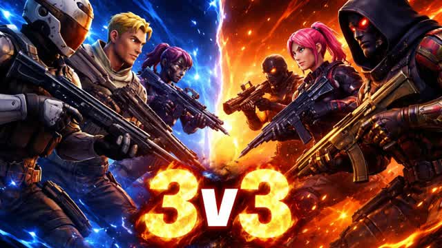 3v3 Team Fight — Fortnite Creative map cover art