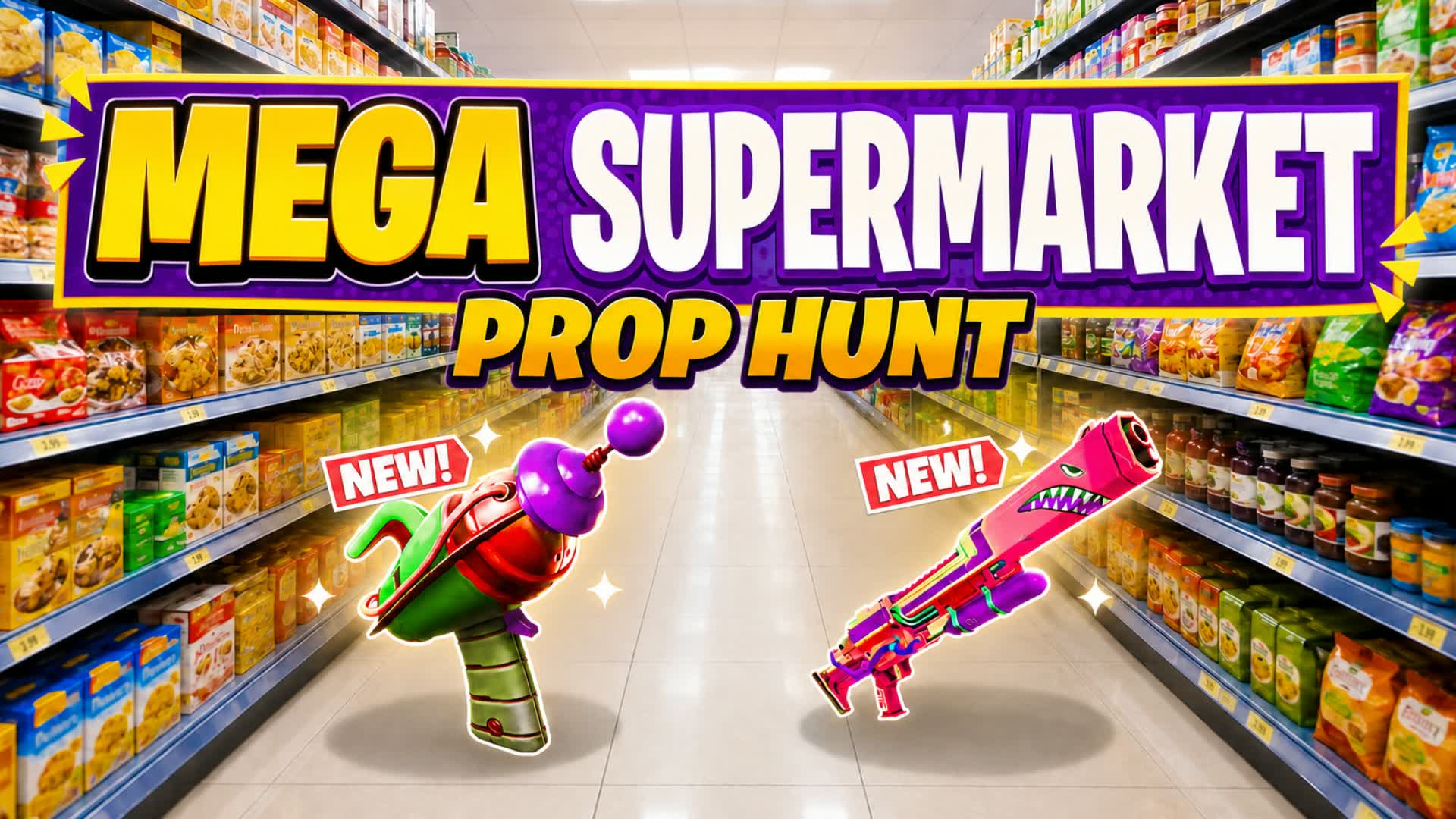 Mega SuperMarket 🛒 Prop Hunt — Fortnite Creative map