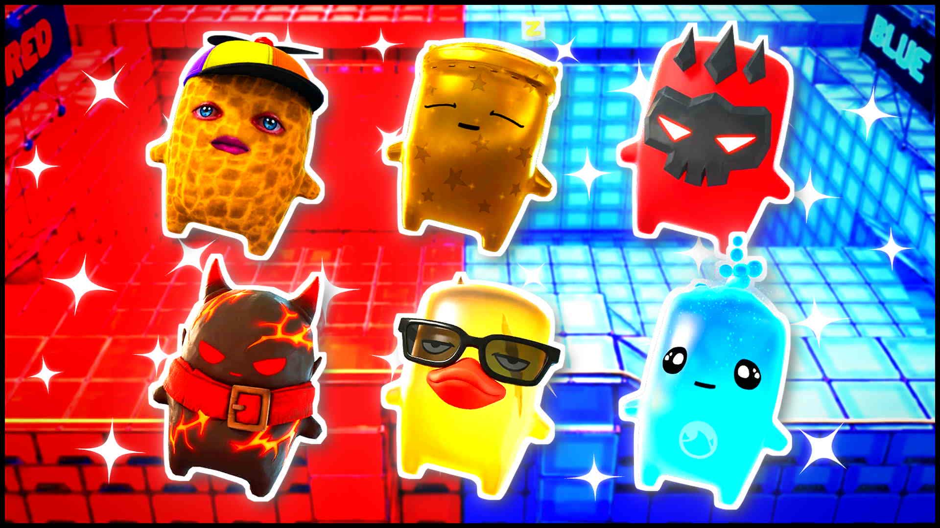 RED VS BLUE FORCE POINT 🔴🔵 — Fortnite Creative map
