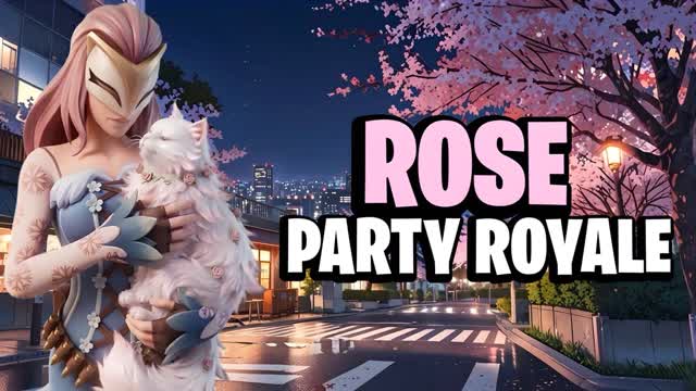 ✨ Party Royal ROSE 2.0 — Fortnite Creative map cover art