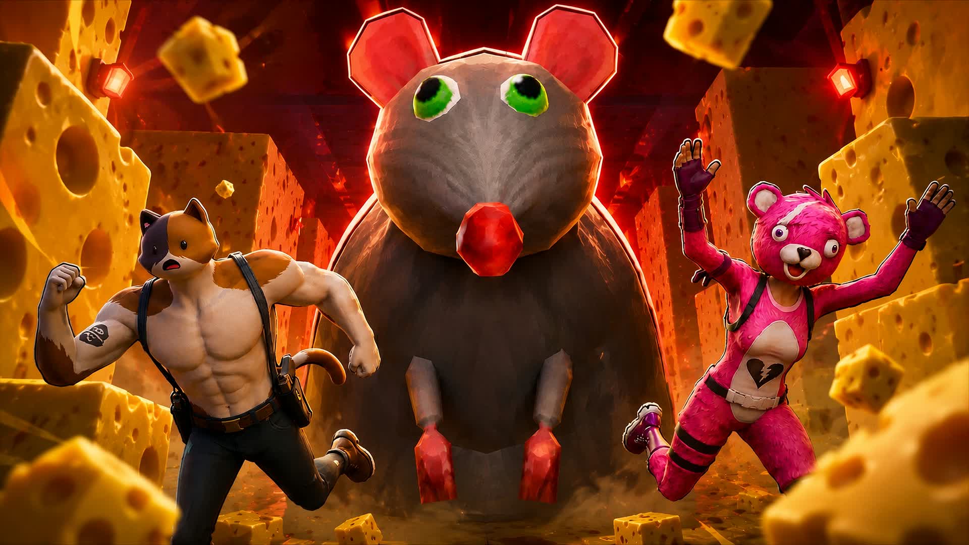 ESCAPE THE CHEESE [HORROR] — Fortnite Creative map