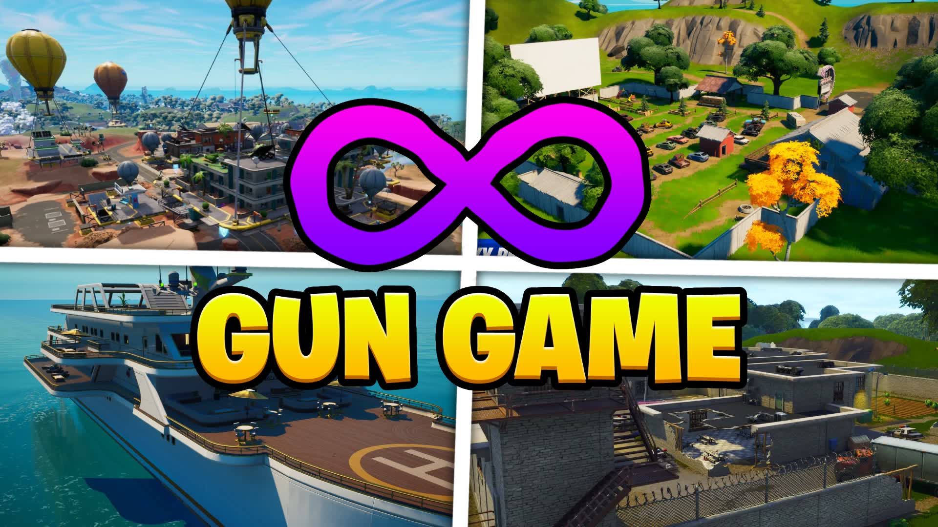 INFINITE GUN GAME — Fortnite Creative map