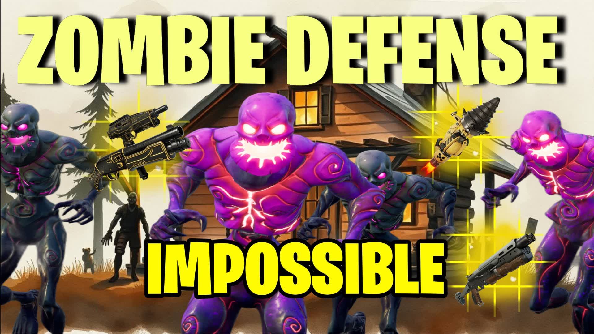 ZOMBIE DEFENSE — Fortnite Creative map