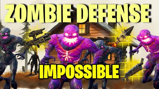 ZOMBIE DEFENSE — Fortnite Creative map cover art
