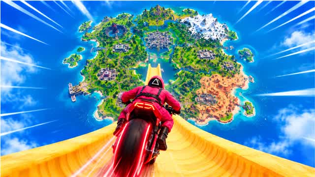 SUPER DRIVE RACE - CAR GAME — Fortnite Creative map