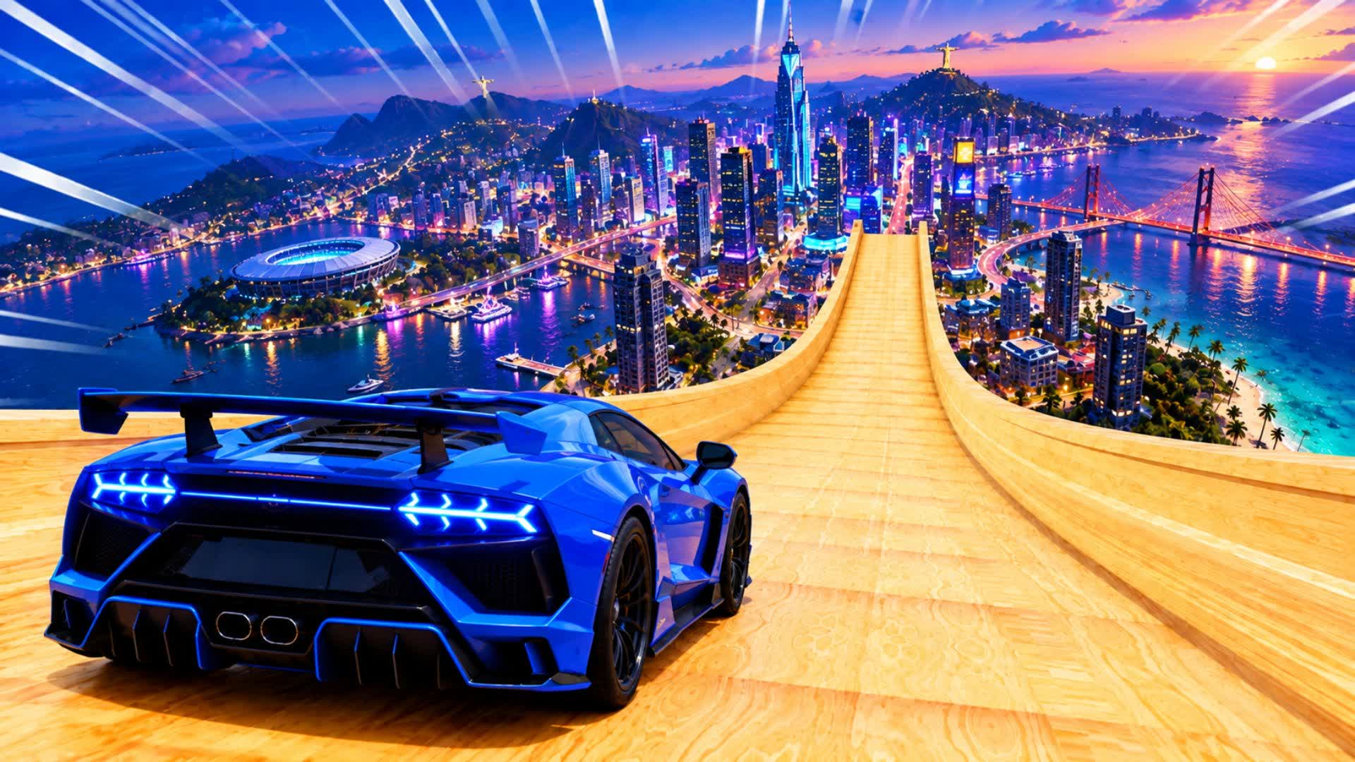KINGS OF SPEED - CAR GAME — Fortnite Creative map