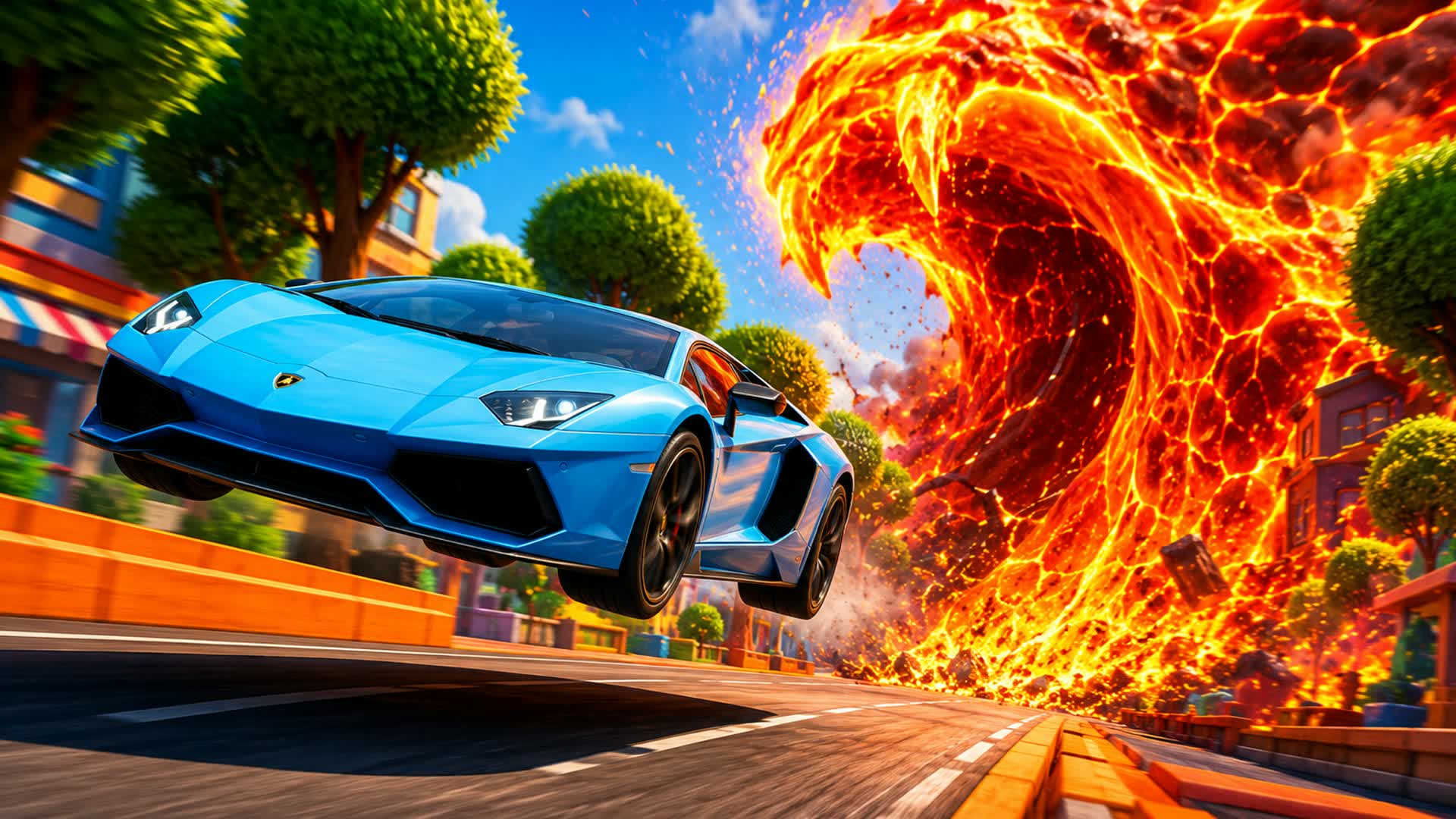 ESCAPE LAVA - [RACE GAME] — Fortnite Creative map
