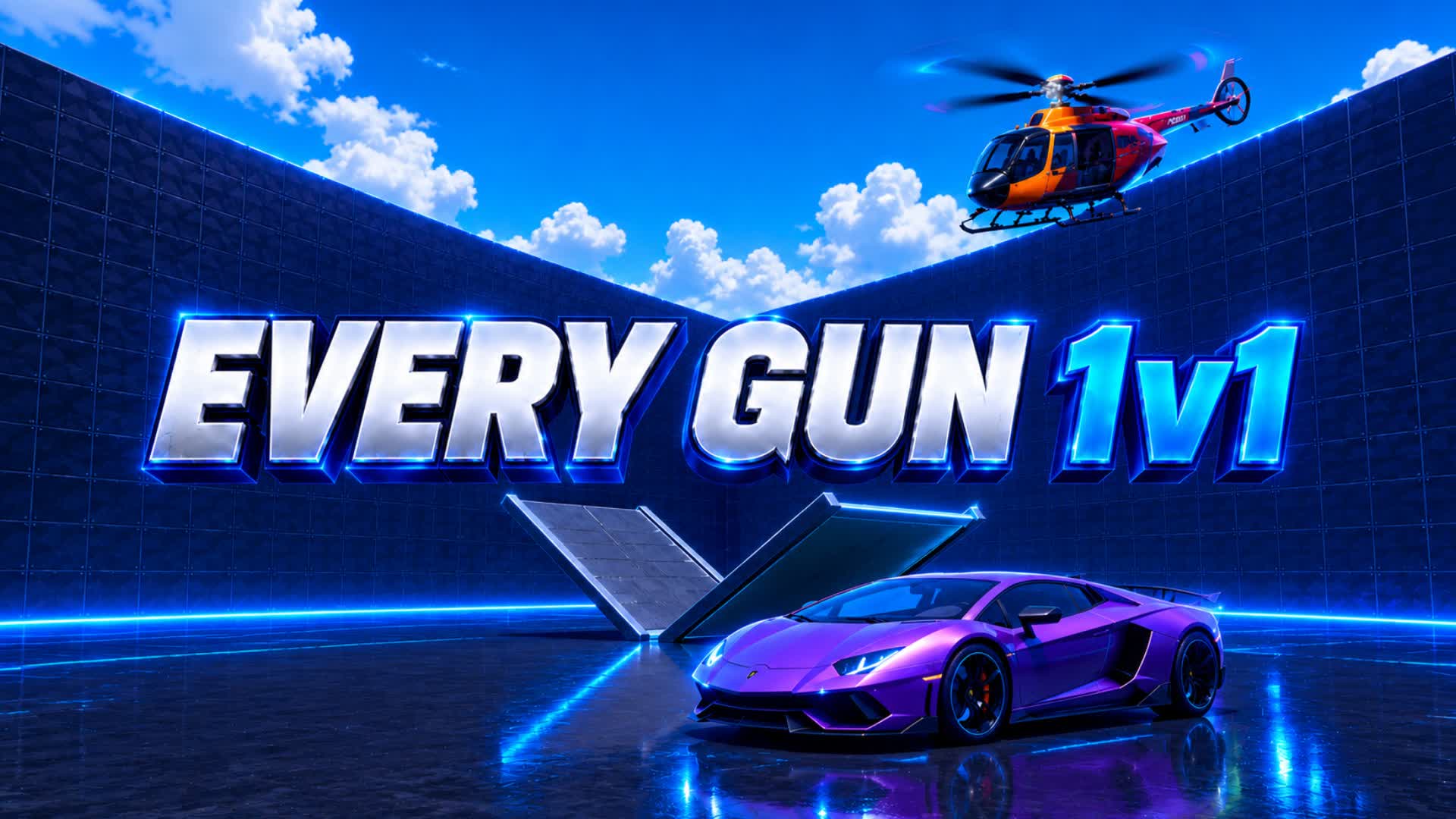 Every Gun 1v1 — Fortnite Creative map