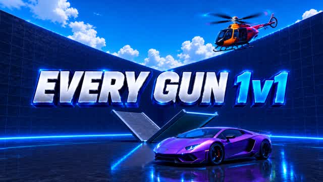 Every Gun 1v1 — Fortnite Creative map cover art