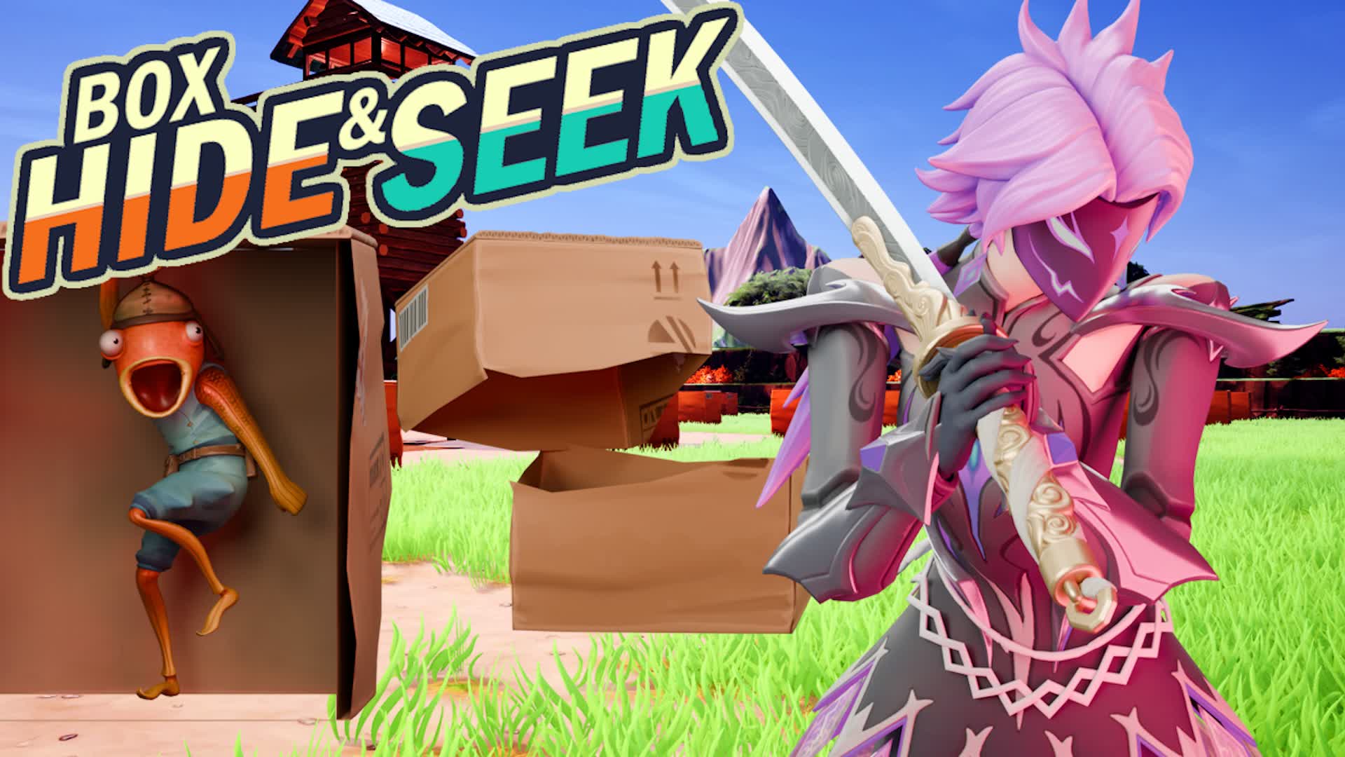 BOX HIDE AND SEEK — Fortnite Creative map
