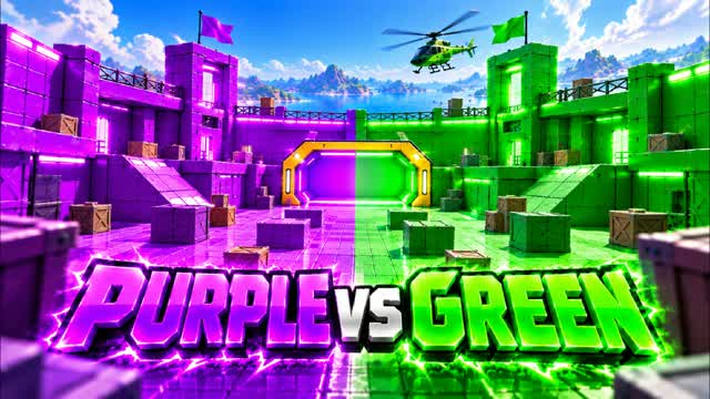 🟣 PURPLE VS GREEN🟢 GEX TOP — Fortnite Creative map cover art