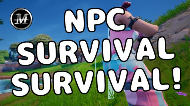 ✅NPC Survival Survival — Fortnite Creative map cover art