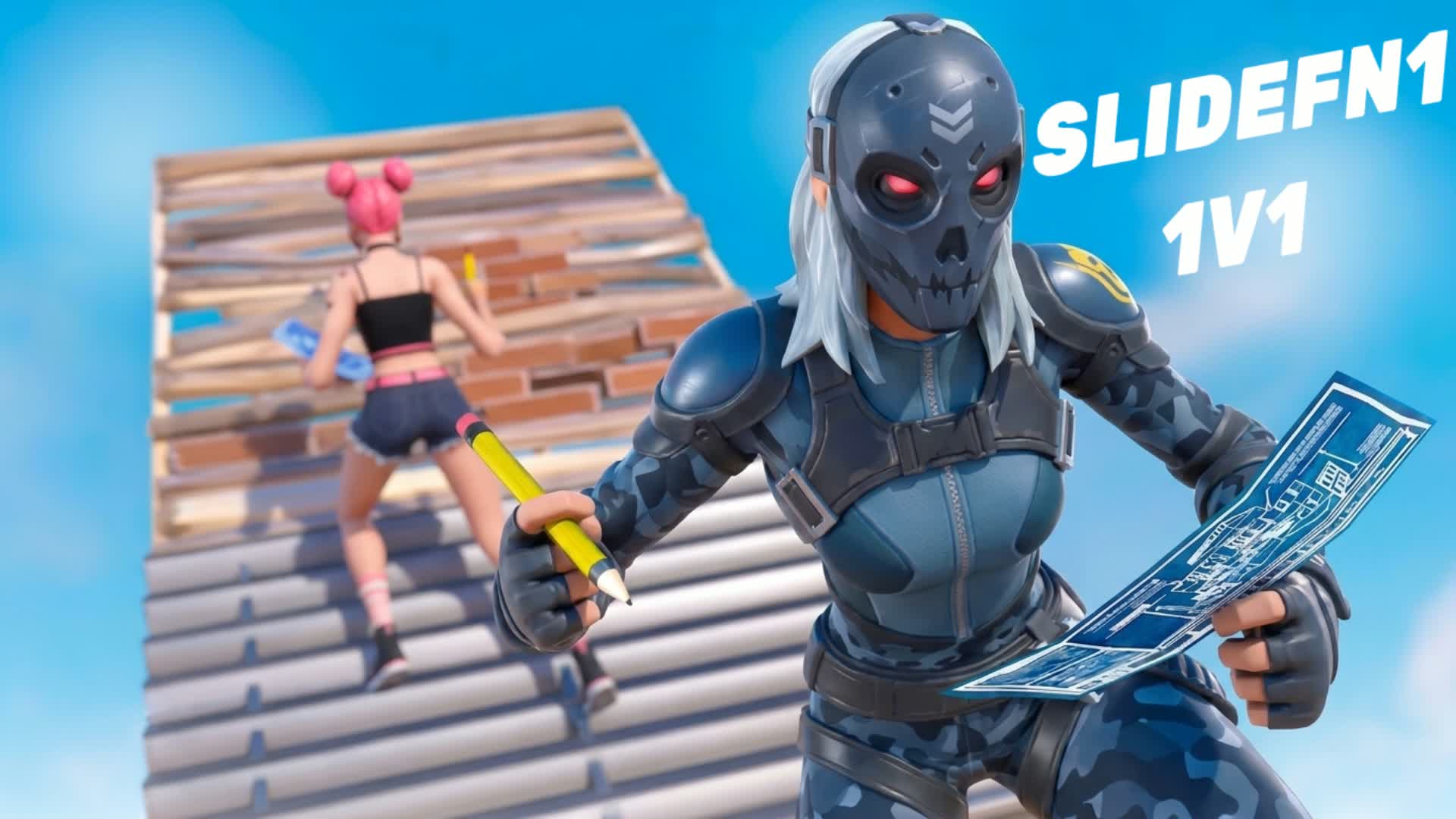 1v1 Build Fight [Slidefn1] — Fortnite Creative map