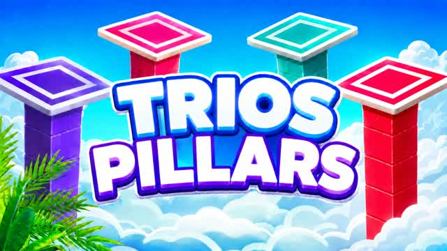 PILLARS TRIOS WARS START GG — Fortnite Creative map cover art