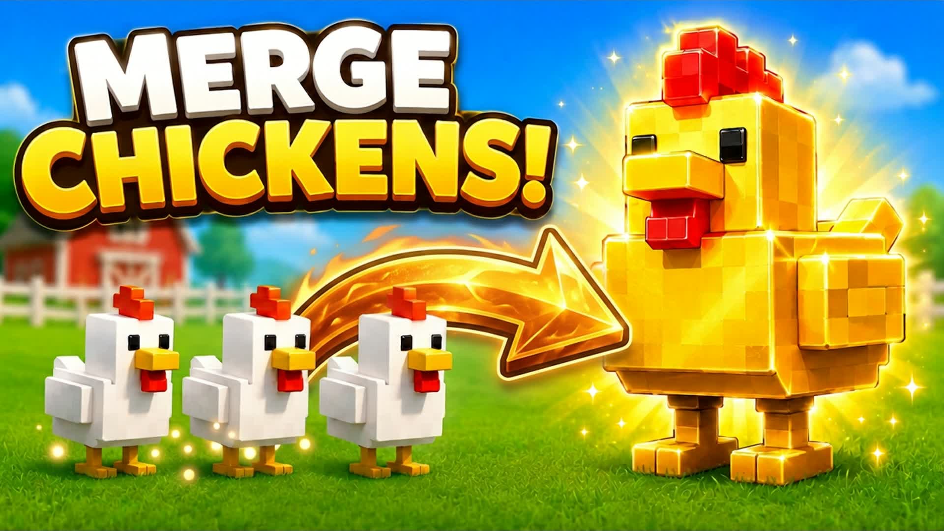 MERGE CHICKENS 🐔🥚[TYCOON] — Fortnite Creative map