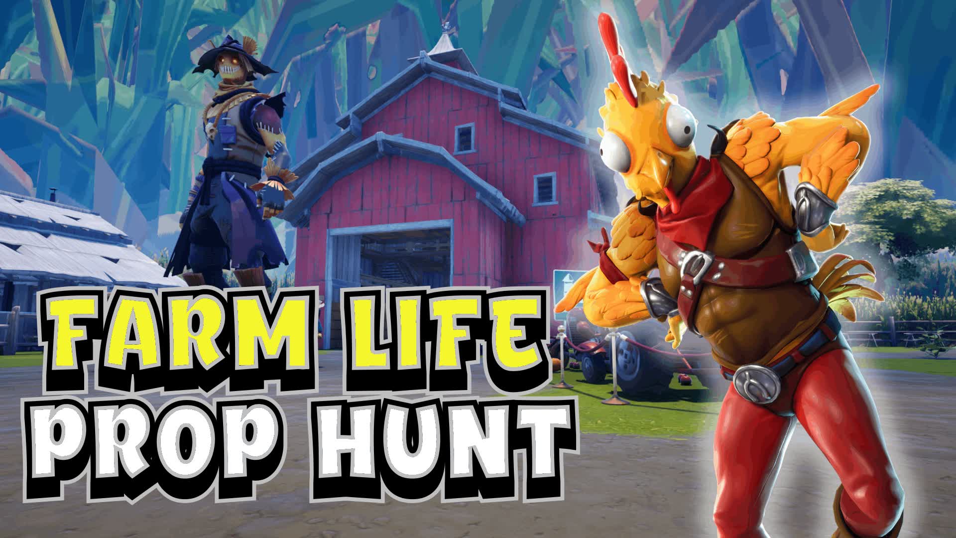 Farm Life Prop Hunt — Fortnite Creative map