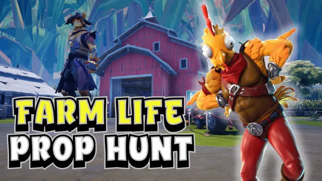 Farm Life Prop Hunt — Fortnite Creative map cover art