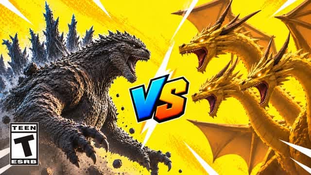 🦎 Godzilla VS Ghidorah 🐉 — Fortnite Creative map