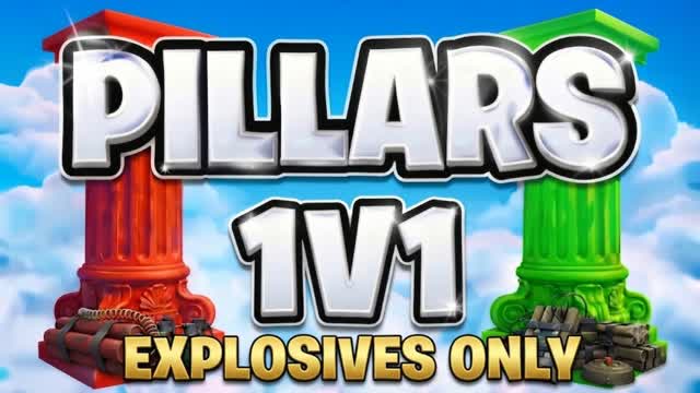 Explosive Pillars 1V1 — Fortnite Creative map
