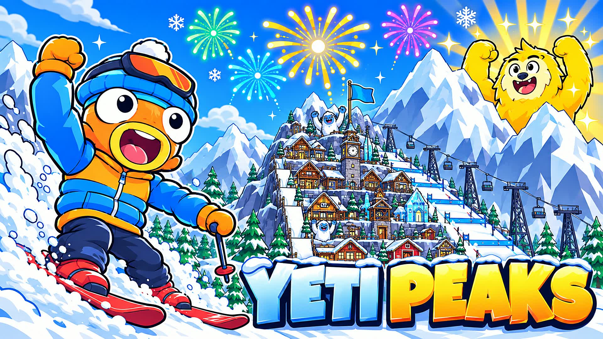 YETI PEAKS TYCOON 🏔️ — Fortnite Creative map