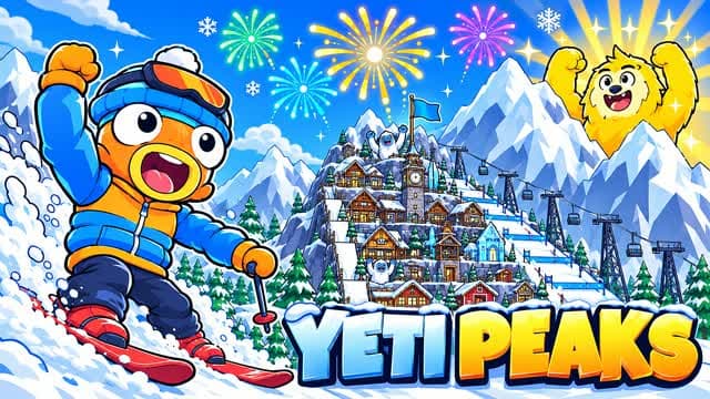 YETI PEAKS TYCOON 🏔️ — Fortnite Creative map